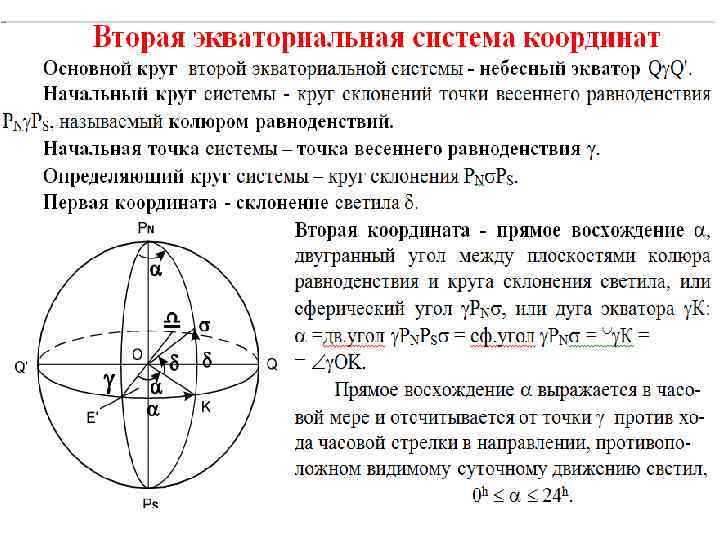 Широта звезд