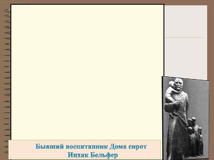  Бывший воспитанник Дома сирот Ицхак Бельфер 