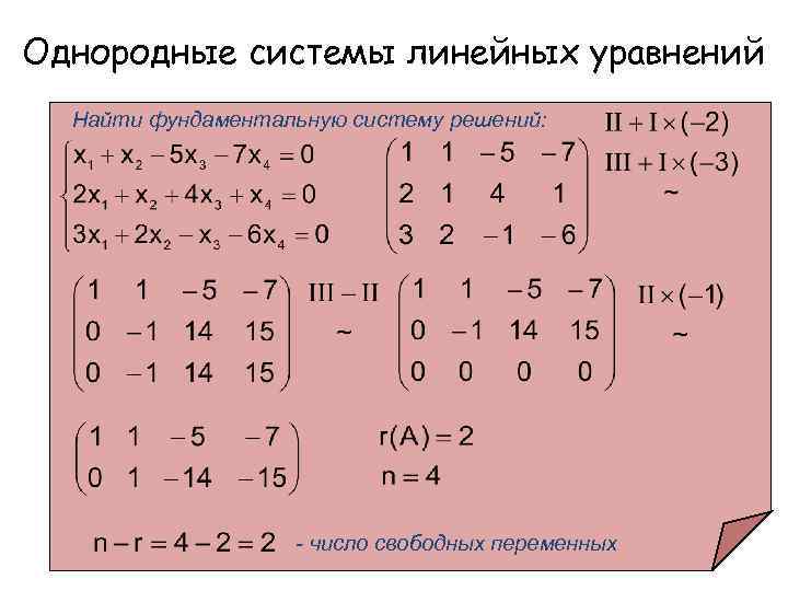 Линейные уравнения с помощью обратной матрицы