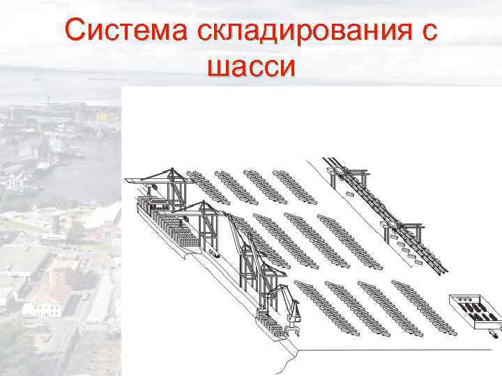 Система складирования с шасси 