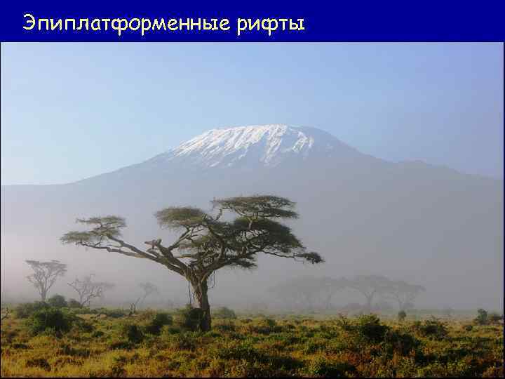 Эпиплатформенные рифты 