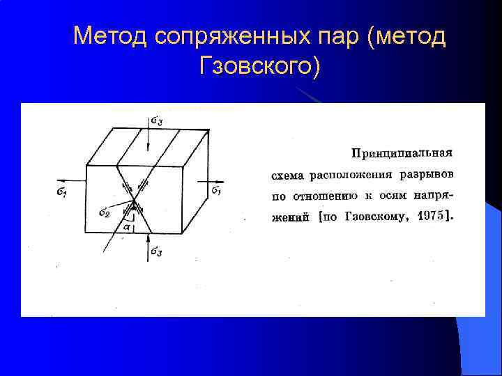 Метод сопряженных пар (метод Гзовского) 