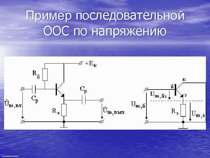 Пример последовательной ООС по напряжению Степанов Константин Сергеевич 