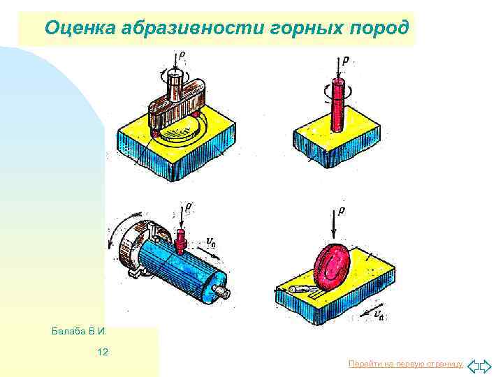 Оценка абразивности горных пород Балаба В. И. 12 Перейти на первую страницу 