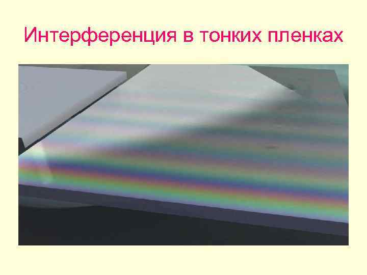Интерференция в тонких пленках 