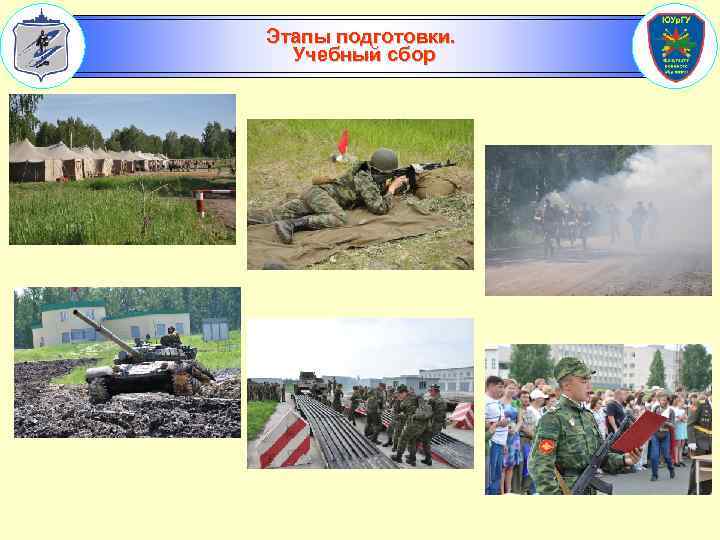 Этапы подготовки. Учебный сбор 