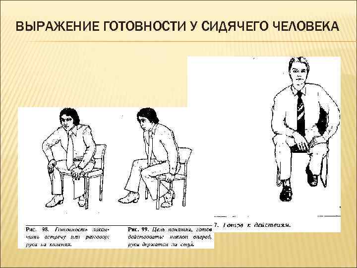 ВЫРАЖЕНИЕ ГОТОВНОСТИ У СИДЯЧЕГО ЧЕЛОВЕКА 