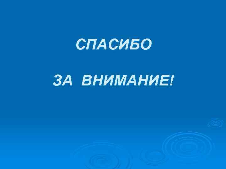 СПАСИБО ЗА ВНИМАНИЕ! 