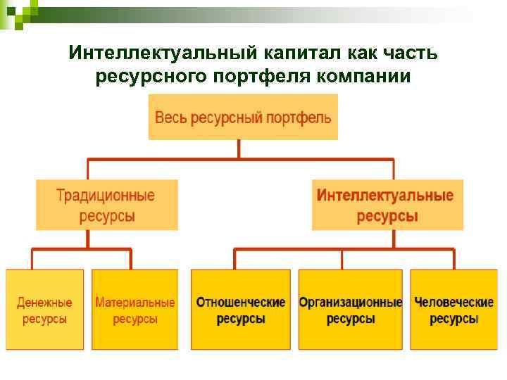 Интеллектуальный капитал как часть ресурсного портфеля компании 