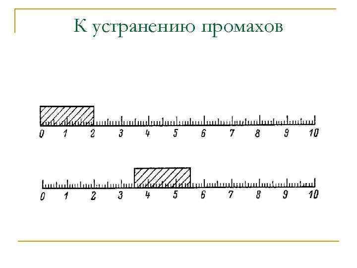 К устранению промахов 