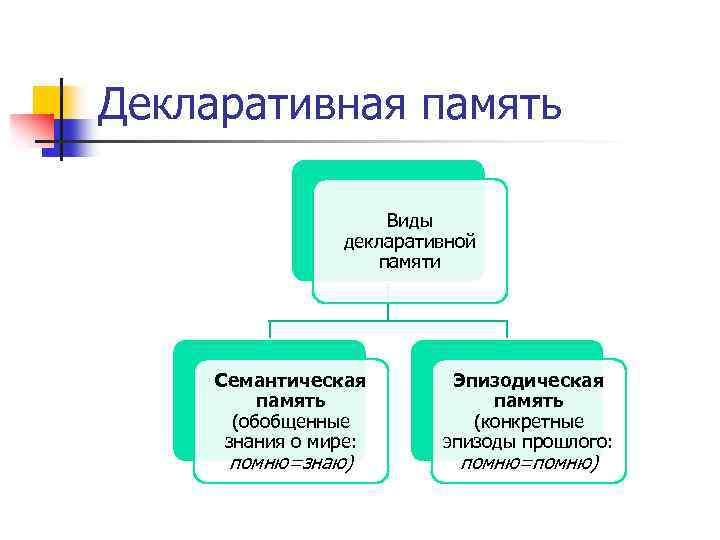 Процедурная и декларативная память презентация