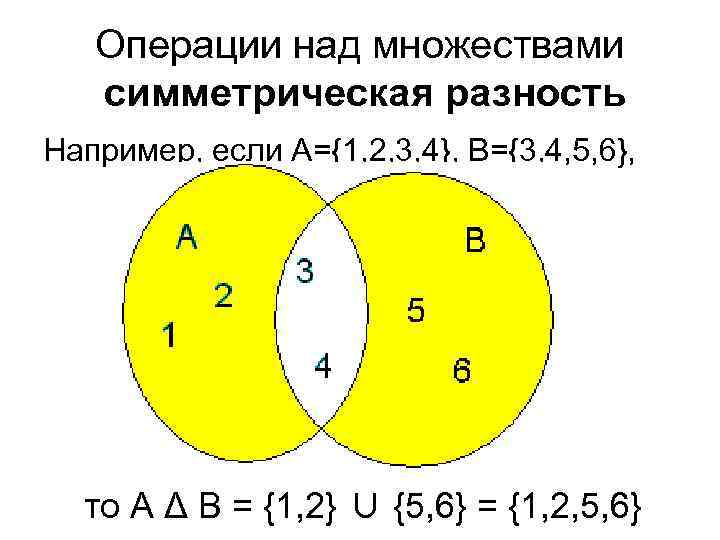 Множества и операции над ними