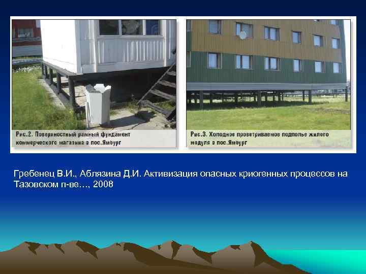 Гребенец В. И. , Аблязина Д. И. Активизация опасных криогенных процессов на Тазовском п-ве…,