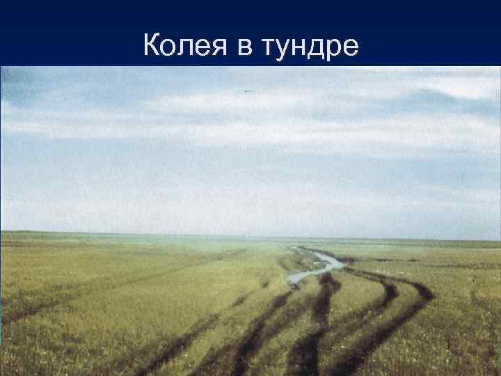 Колея в тундре 
