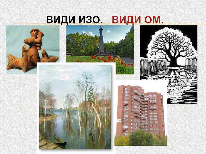 ВИДИ ИЗО. ВИДИ ОМ. 