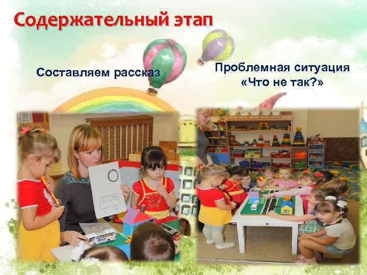 Содержательный этап Составляем рассказ Проблемная ситуация «Что не так? » 