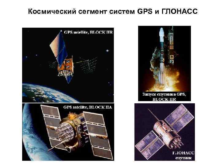 Космический сегмент систем GPS и ГЛОНАСС 