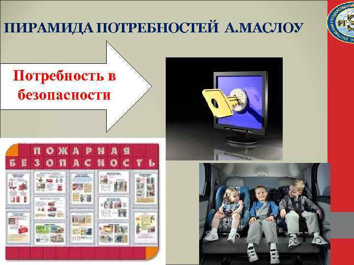 ПИРАМИДА ПОТРЕБНОСТЕЙ А. МАСЛОУ Потребность в безопасности 