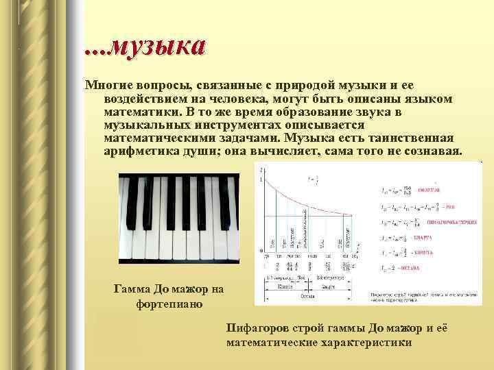 . . . музыка Многие вопросы, связанные с природой музыки и ее воздействием на