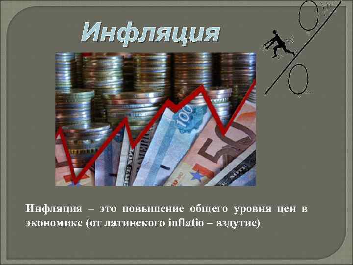 Инфляция – это повышение общего уровня цен в экономике (от латинского inflatio – вздутие)