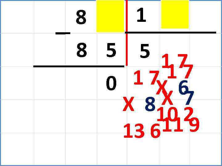 8 5 1 7 8 5 5 17 17 1 7 Х 6 0