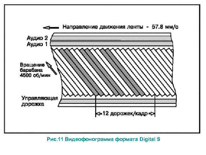  Рис. 11 Видеофонограмма формата Digital S 