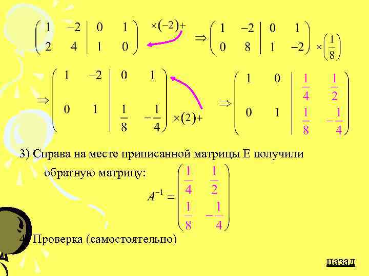 Как сделать проверку матрицы. Проверка обратной матрицы. Обратная матрица основные понятия. Обратная единичная матрица. Обратная матрица тема.