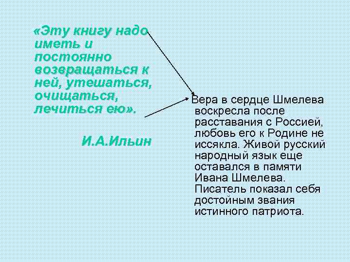  «Эту книгу надо иметь и постоянно возвращаться к ней, утешаться, очищаться, лечиться ею»