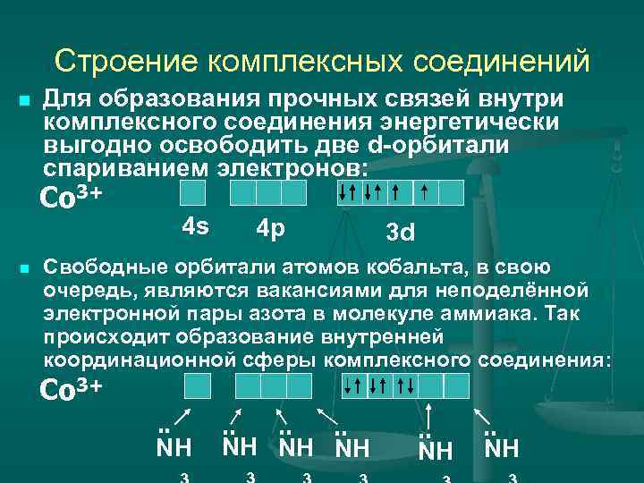 Соединения n n. Строение координационной сферы комплексных соединений. Структура и строение комплексных соединений. ММО для комплексных соединений. Связи в комплексных соединениях.