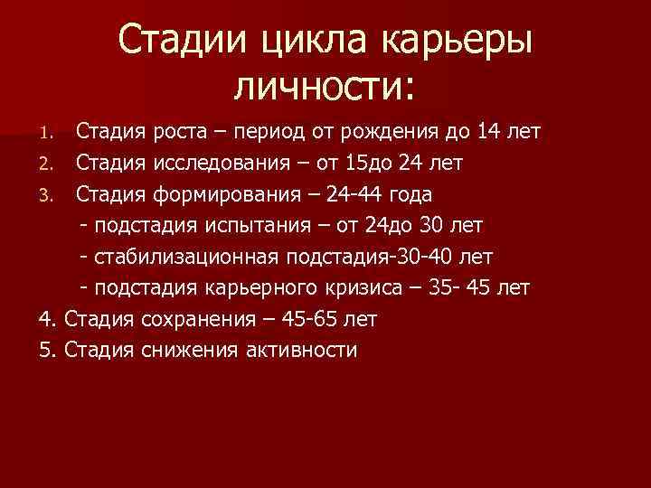 Степень цикла. Цикл карьеры. Этапы карьерного цикла. Стадии цикла карьеры. Основные этапы и циклы карьеры..