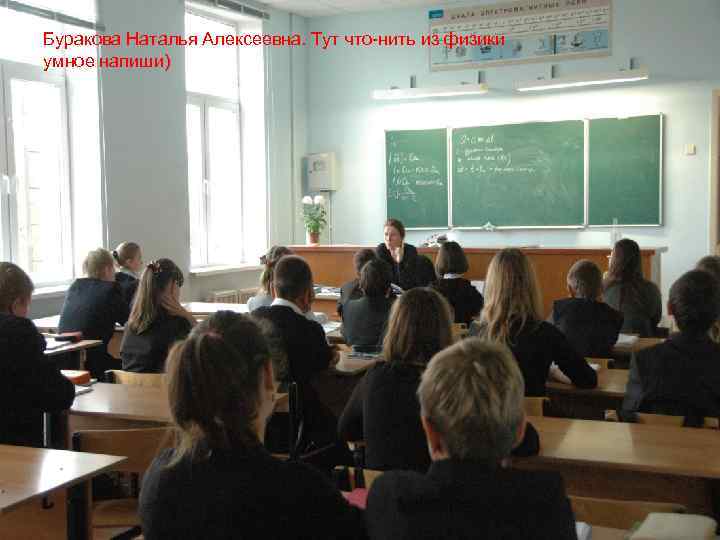 Буракова Наталья Алексеевна. Тут что-нить из физики умное напиши) 