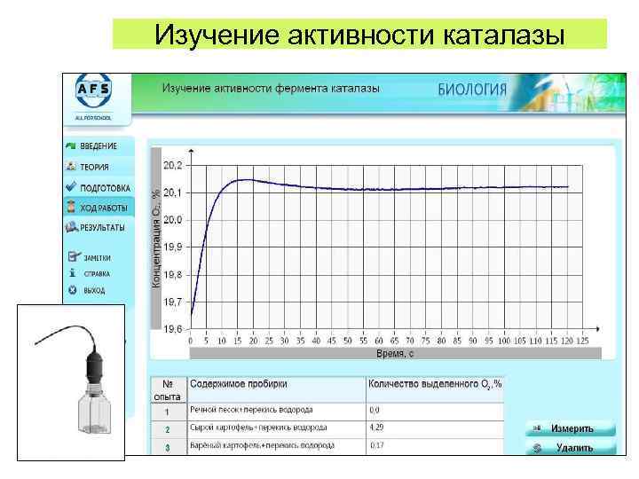 Изучение активности каталазы 
