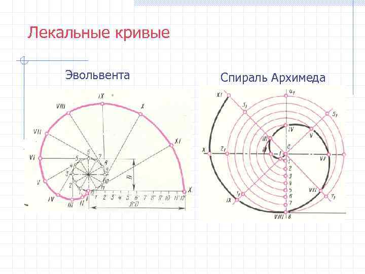 Спираль архимеда чертеж