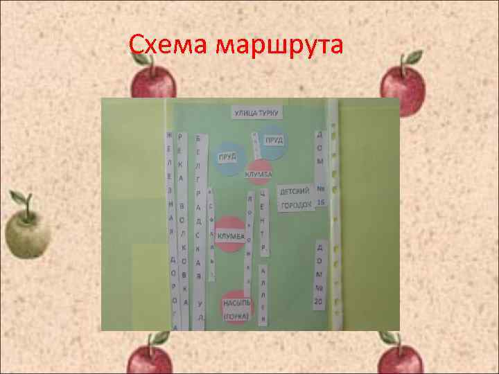 Схема маршрута 