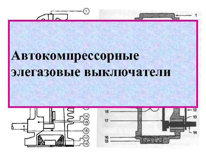 Автокомпрессорные элегазовые выключатели 