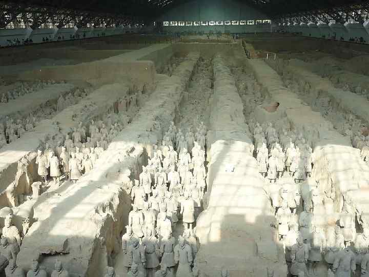 Достопримечательности 景點介紹 Мавзолей императора Цинь Шихуанди и «терракотовая армия» Г. Сиань, провинция Шэньси, включены