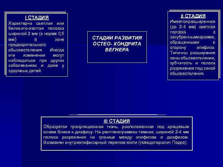 II СТАДИЯ Характерна светлая или беловато-желтая полоска шириной 2 мм (в норме 0, 5