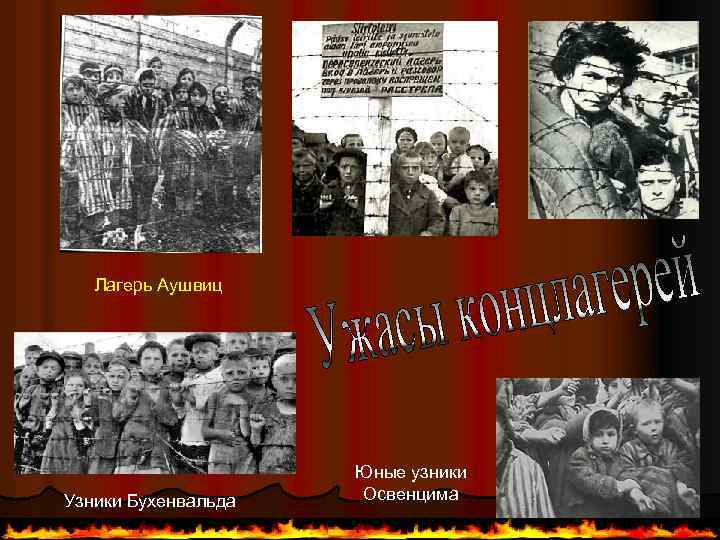 Узники фашизма в Карелии, г. Петрозаводск Лагерь Аушвиц Узники Бухенвальда Юные узники Освенцима 