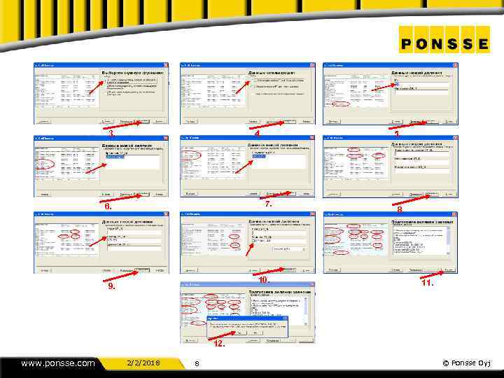 3. 5. 4. 7. 6. 10. 9. 8. 11. 12. www. ponsse. com 2/2/2018