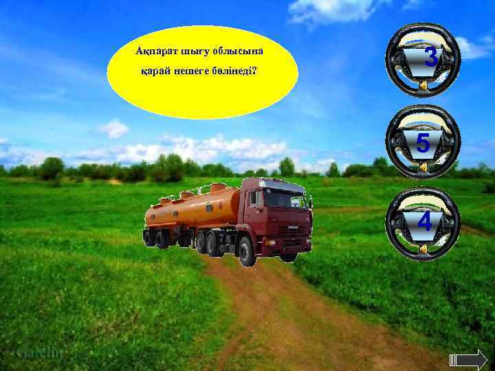 Ақпарат шығу облысына қарай нешеге бөлінеді? 3 5 4 