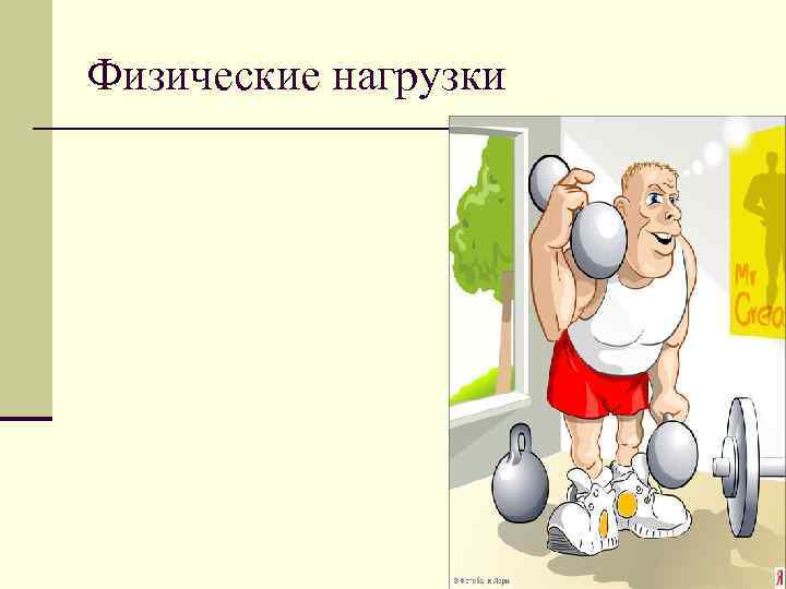Физические нагрузки 