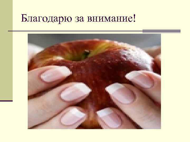 Благодарю за внимание! 