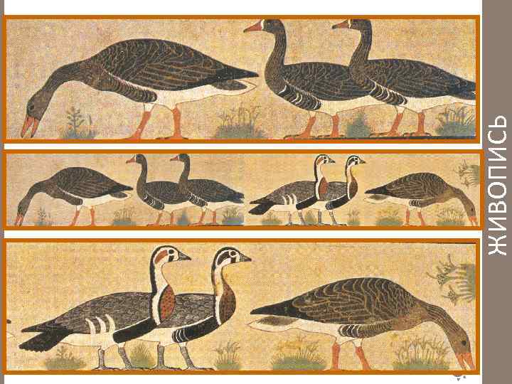 ФРЕСКА «ГУСИ» (РОСПИСЬ ИЗ ГРОБНИЦЫ В МЕДУМЕ) ЖИВОПИСЬ ФРЕСКА «ГУСИ» (Роспись из гробницы в