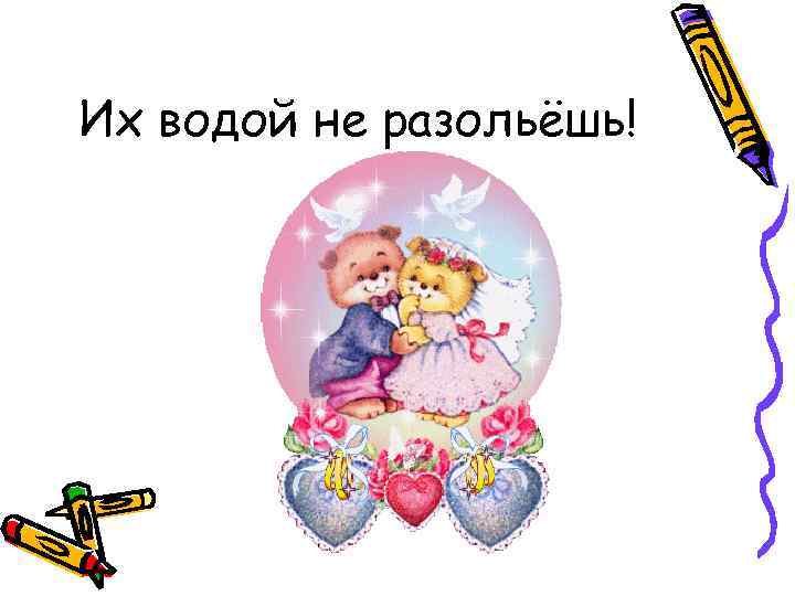 Их водой не разольёшь! 