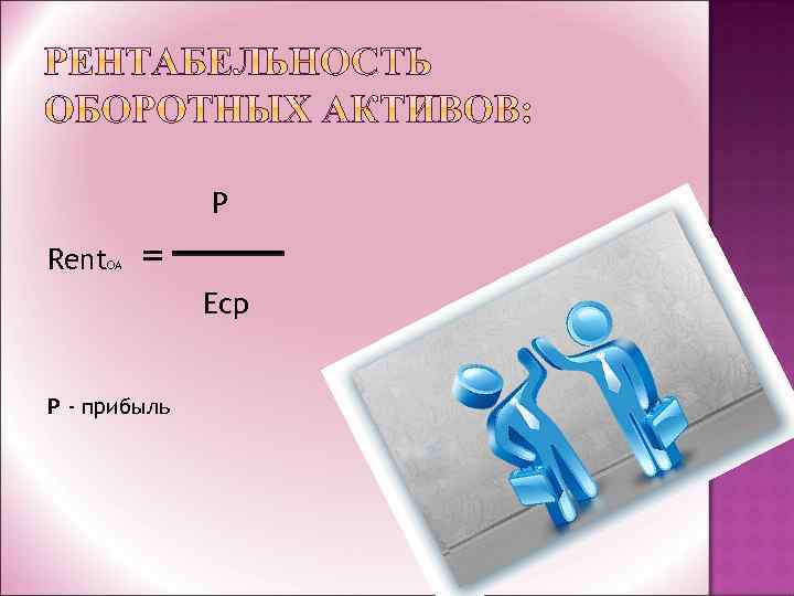 P Rent. OA = Еср Р - прибыль 