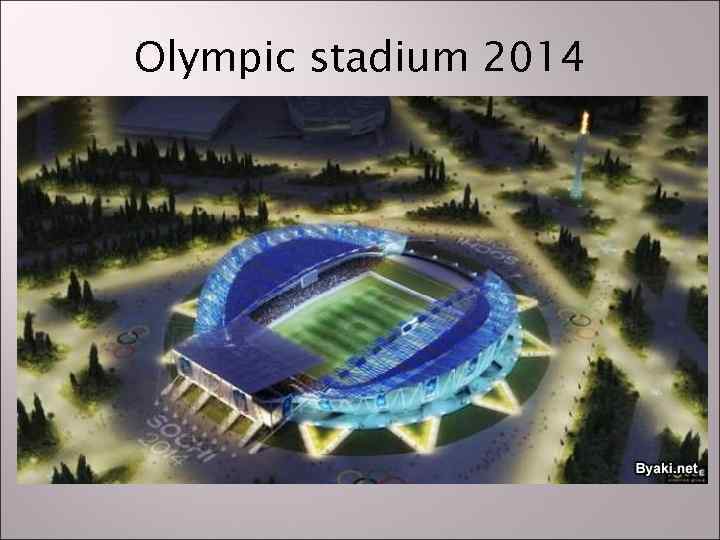 Olympic stadium 2014 