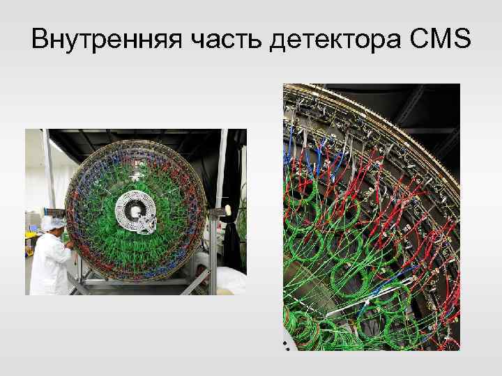 Внутренняя часть детектора CMS 