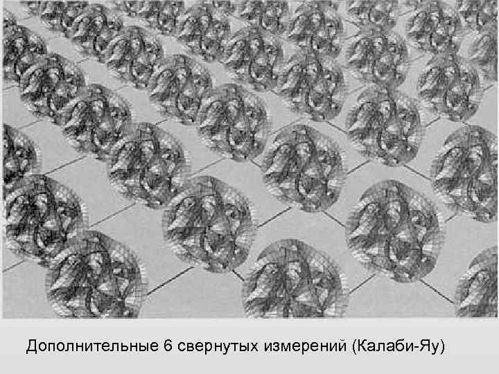 Дополнительные 6 свернутых измерений (Калаби-Яу) 