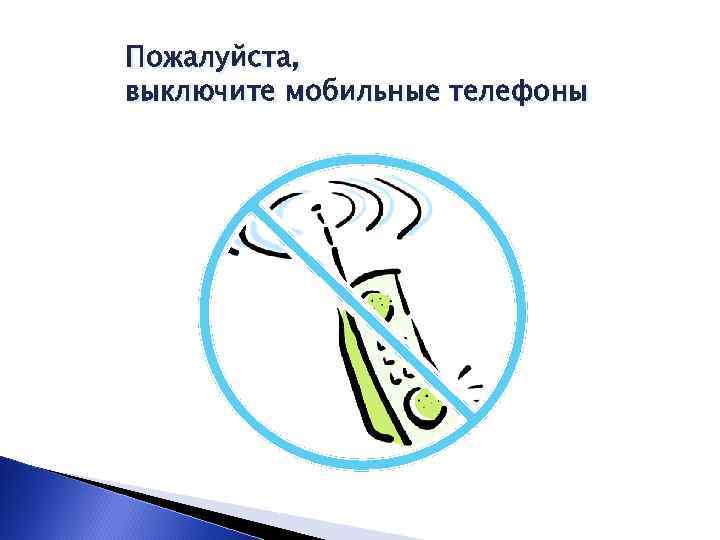 Пожалуйста, выключите мобильные телефоны 