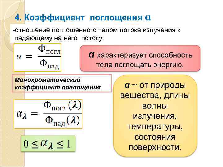 Удельный коэффициент поглощения